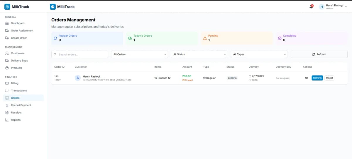 MilkFly Platform - 1